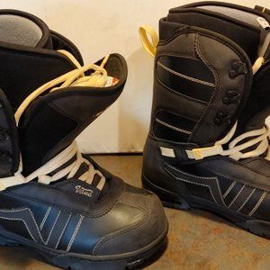 NEW Vans Women's Hi Standard Snowboard Boots Black Yellow - Size 8